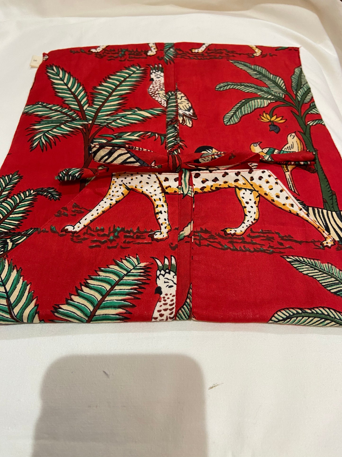 red pyjamas, Safari Cotton pyjamas for women. Bright Crimson cotton printed with a fabulous safari theme. Zebra, Monkeys, leopards and parrots. colourful pyjamas, pyjama set for women, patterned pyjamas for women, ladies pyjama, womens nightwear, womens sleepwear, cotton pyjamas, colourful pyjamas for women, colourful womens sleepwear, cotton pyjama set, 100% cotton, cotton pjs, womens PJs