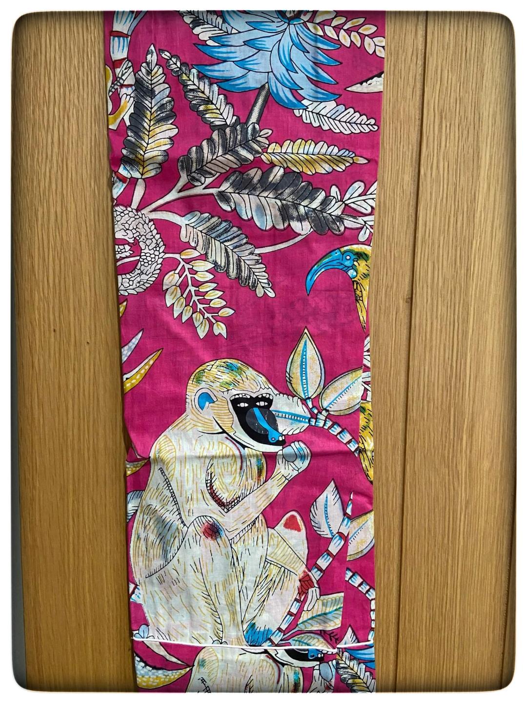 Mandrill . Hot Pink Animal Print Pyjama set