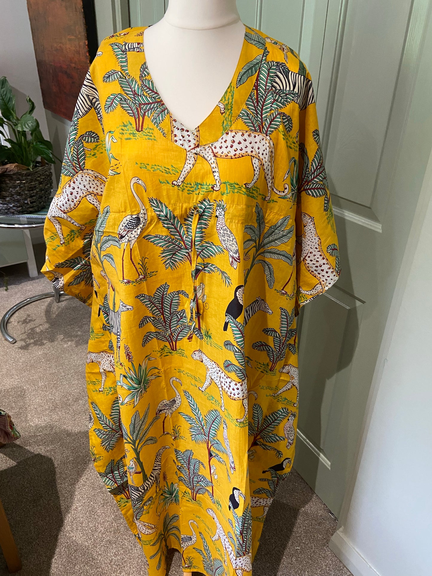 Kenya Saffron Yellow Kaftan