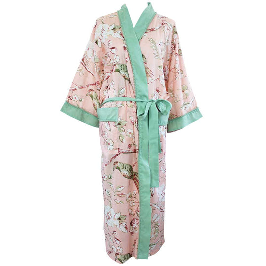 Dilly Peach Blossom Dressing Gown