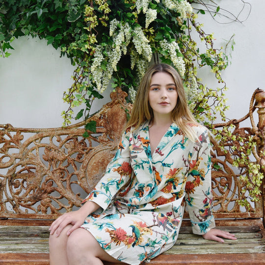 Holly Hummingbird Print Nightshirt