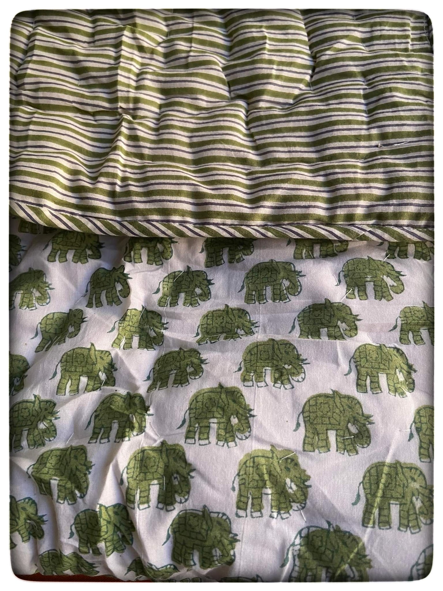 Elephant Animal Print Baby Quilt/Playmat