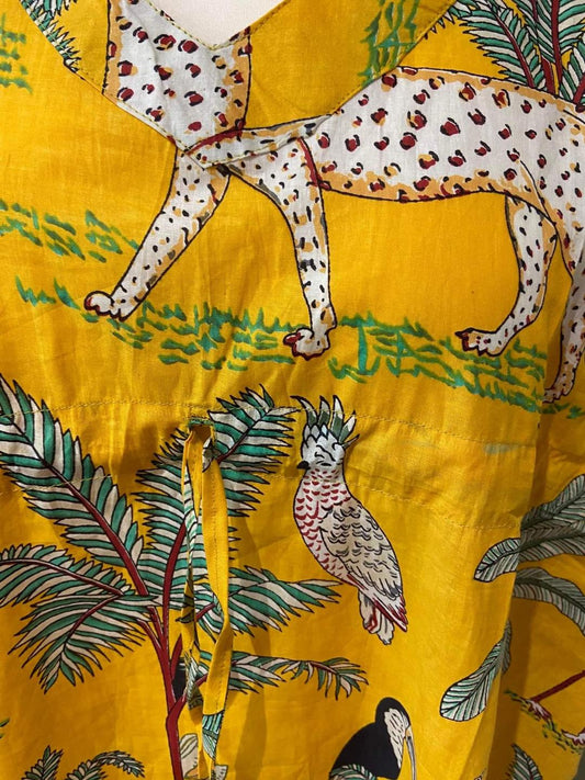 Kenya Saffron Yellow Kaftan